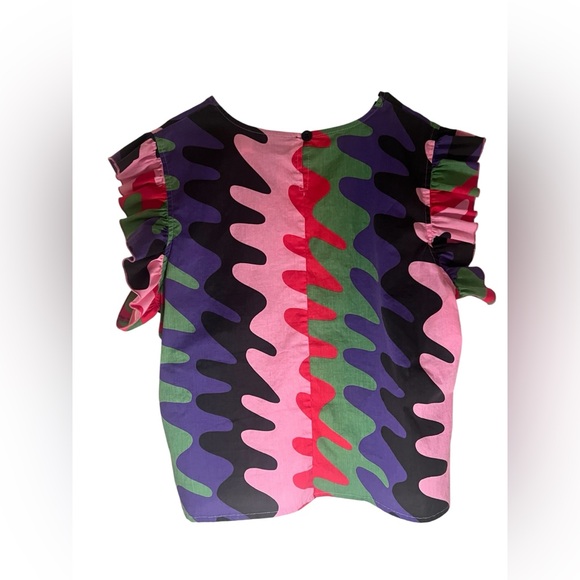 Noowork Static Ruffle Top - Picture 3 of 11